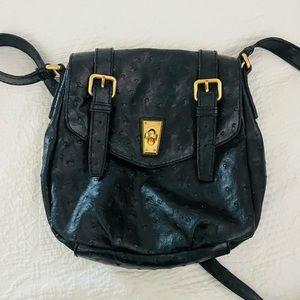 Marc by Marc Jacobs Black Ostrich Crossbody